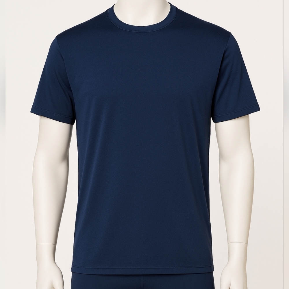 Under Armour Loose Tee HeatGear Short Sleeve Navy Blue Size Large
